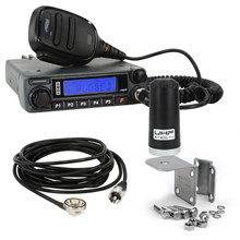 John Deere Gator Radio Kit Lite - GMR45 GMRS Band Mobile Radio with Stealth Antenna by Rugged Radios
