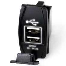 John Deere Gator LED USB Charge Panel Rocker Switch by Race Sport Lighting