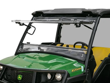 John Deere Gator XUV Scratch-Resistant Flip Windshield by SuperATV