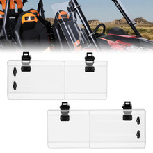John Deere Gator HPX/RSX/XUV 1.5-2.2 Roll Bar UTV Side Wind Deflectors (2Pcs) by Kemimoto