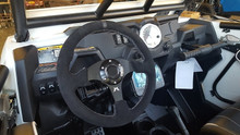 John Deere Gator HPX/RSX/XUV Steering Wheel Suede by Madigan Motorsports
