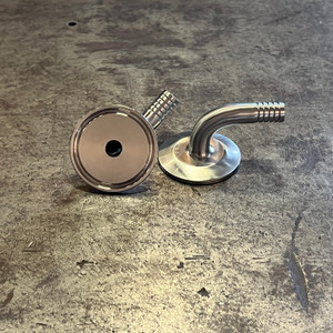 TC X Hose Barb Adapter - 316 SS TC X Hose Barb Adapter - 316 SS