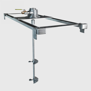 bridge mounted pneumatic 3 horsepower mixer with two impellers bridge mounted pneumatic 3 horsepower mixer with two impellers