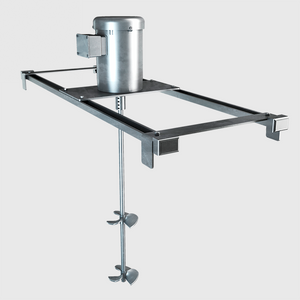 1 horsepower bridge mounted mixer with two impelllers 1 horsepower bridge mounted mixer with two impelllers