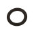 Black rubber gasket ring