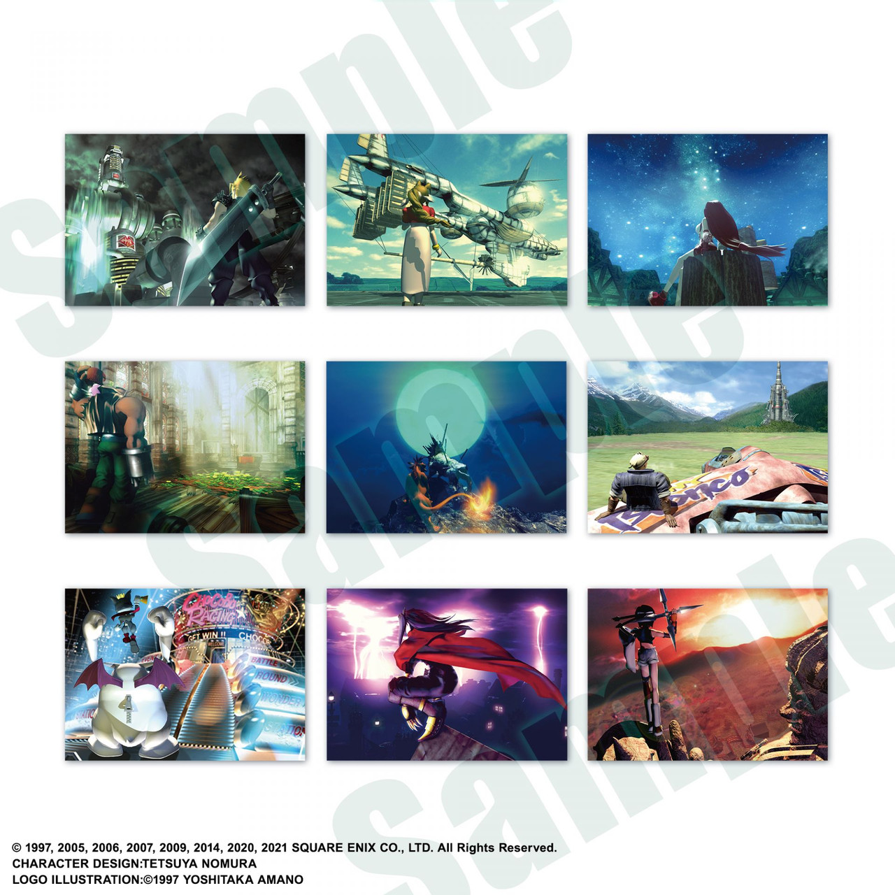 FINAL FANTASY VII ANNIVERSARY ART MUSEUM DIGITAL CARD PLUS (DISPLAY)  ENGLISH VER.