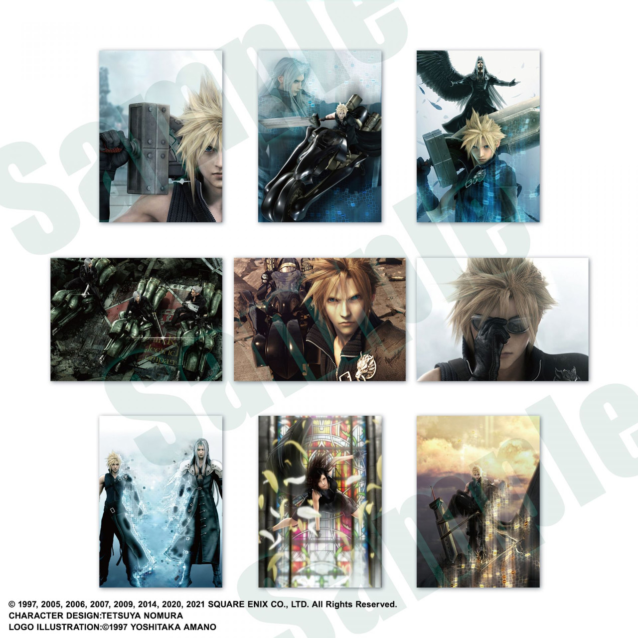 FINAL FANTASY VII ANNIVERSARY ART MUSEUM DIGITAL CARD PLUS (DISPLAY)  ENGLISH VER.