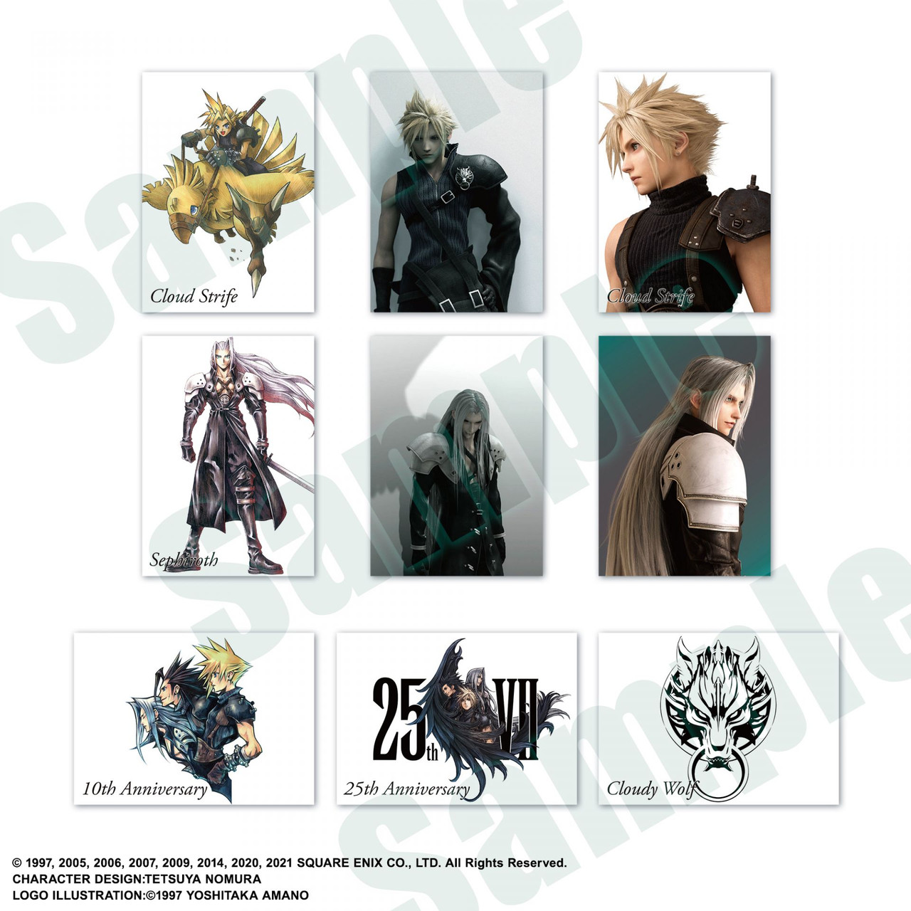 FINAL FANTASY VII ANNIVERSARY ART MUSEUM DIGITAL CARD PLUS (DISPLAY)  ENGLISH VER.