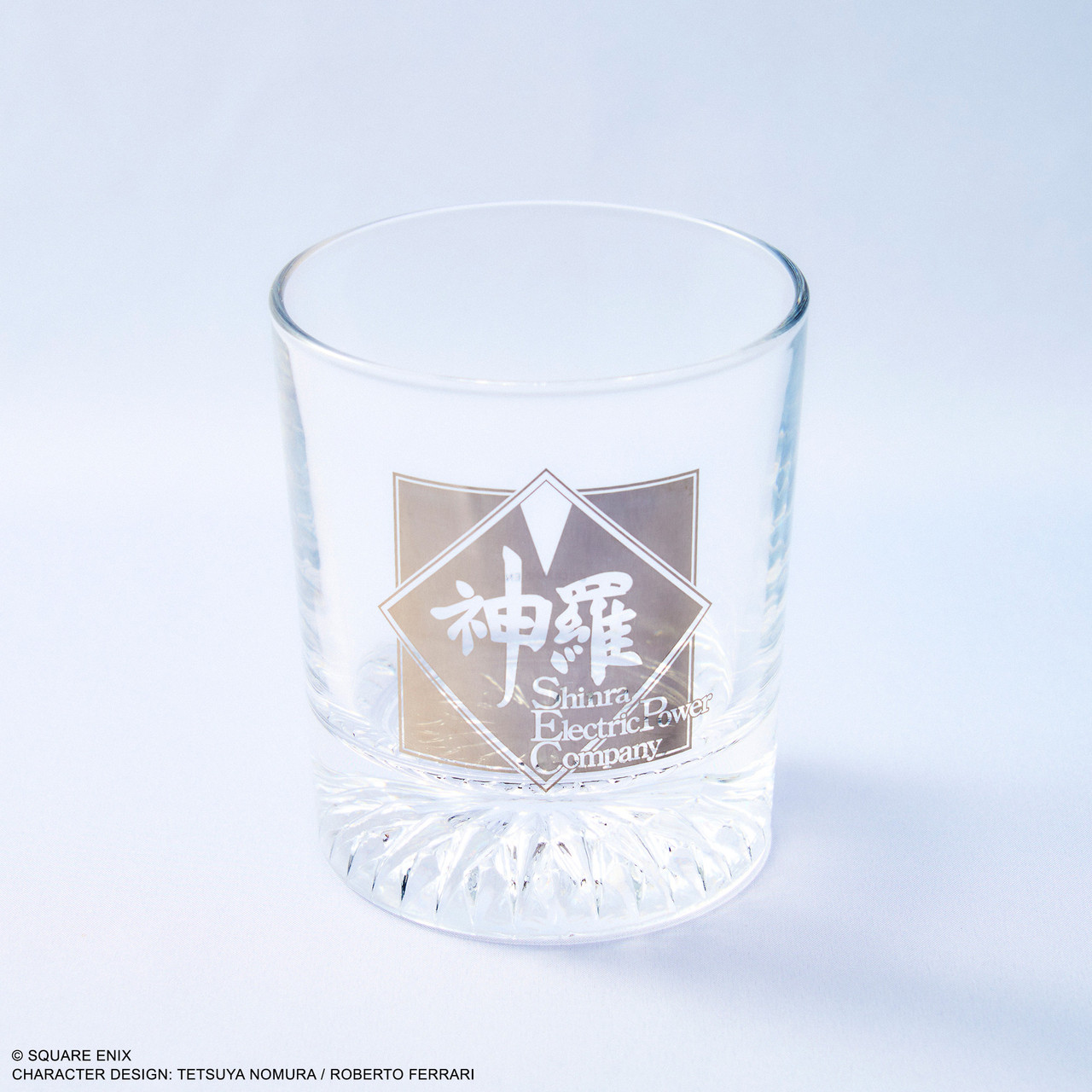 FINAL FANTASY VII REBIRTH GLASS & COASTER SET - SHINRA | SQUARE