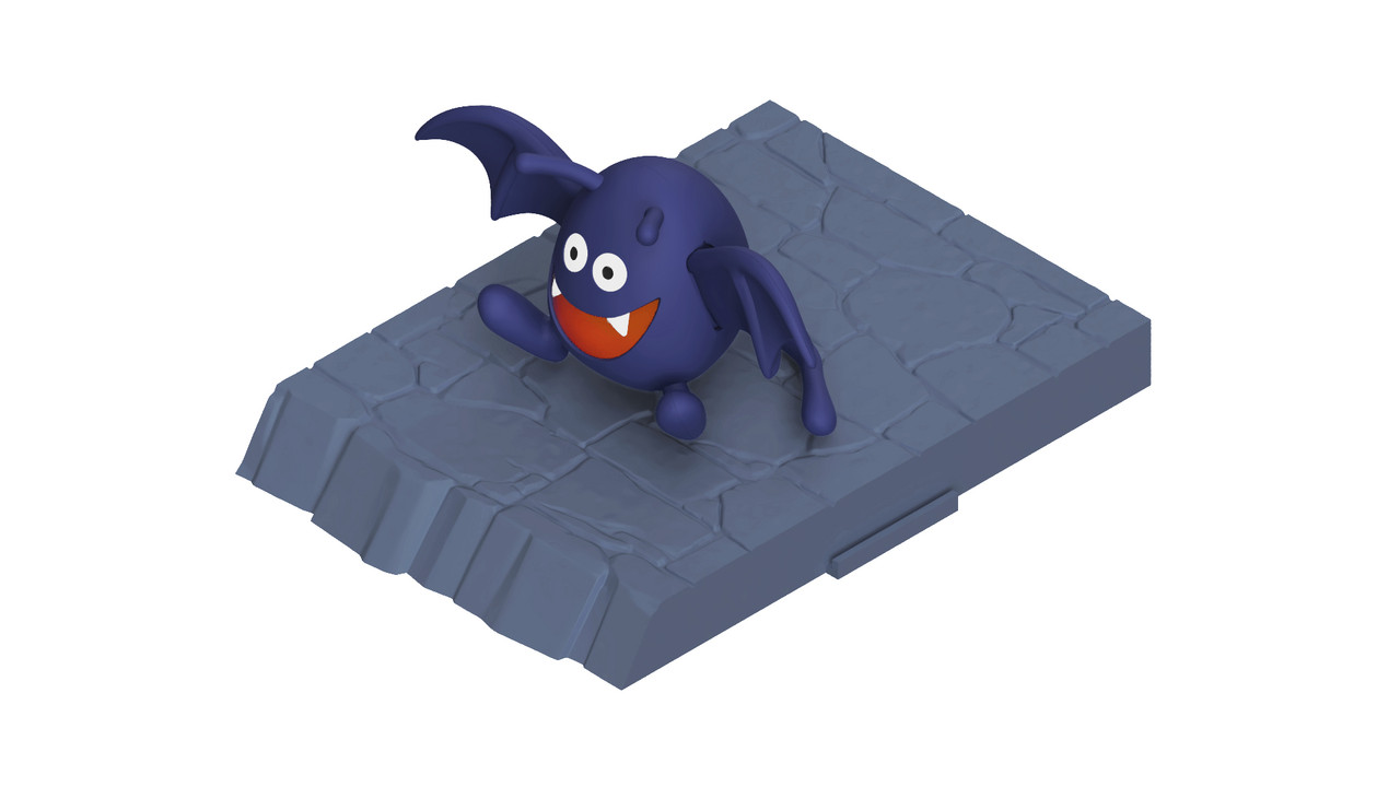 DRAGON QUEST Plastic Model Kit Series - DRACKY (Dungeon Base