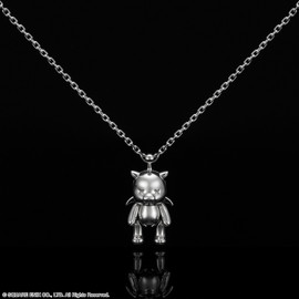 FINAL FANTASY ARTICULATED SILVER NECKLACE - MOOGLE