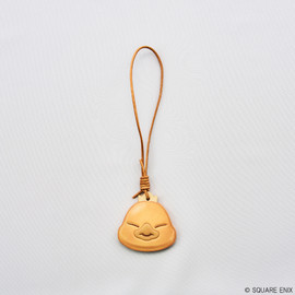 FINAL FANTASY XIV Faux Leather Charm - Fat Chocobo Cookie