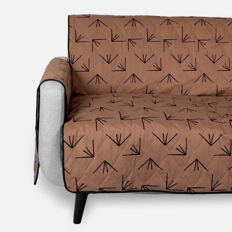 heat waves couch cover