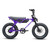 Throne Spyder 750W Fat Tire Ebike - Grape Soda