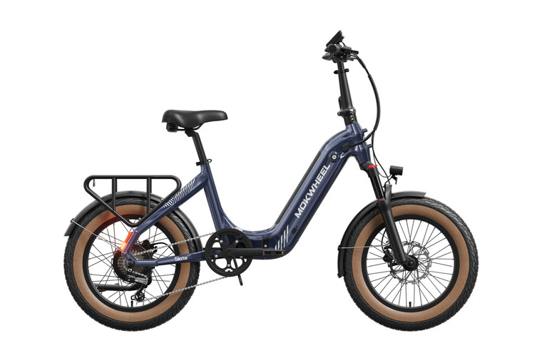 Mokwheel Slate Folding Ebike - Denim