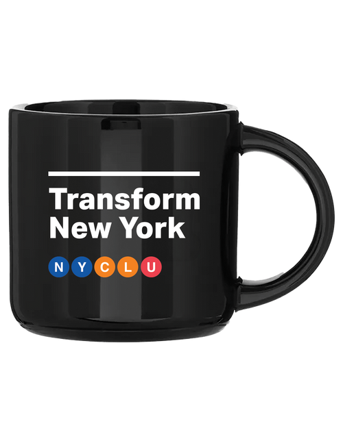 Transform NY Subway Mug - Black