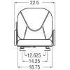 MODEL 3500-ELE MOLDED FOLD BACK / SWITCH