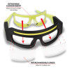 W2699 LIGHTED SAFETY GLASSES (250LM)