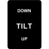 DECAL-108 DECAL (TILT DOWN/UP)