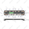 12-20004-E LIGHTBAR 48" LED 12-24VDC (AMB