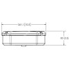 27-DB003-E DUOBEAM MINIBAR 10' 12VDC (CLEAR/AMBER)