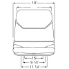 MODEL 2000 CONTOURED PAN SEAT