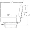 MODEL 800 STD. TILT SEAT