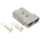 6340G3 CONNECTOR W/CONTACTS (SBX350 4/0 GRAY)