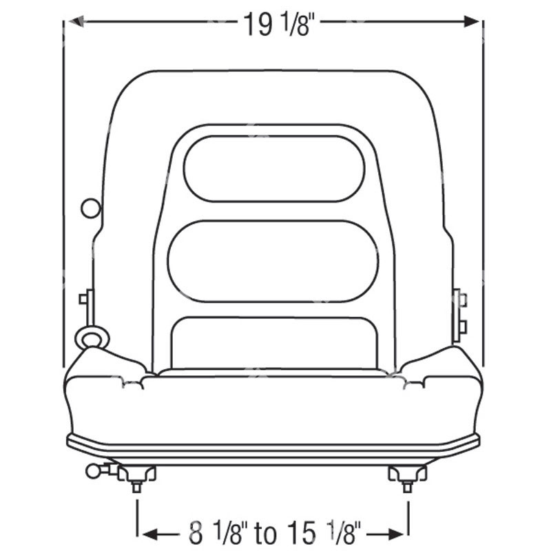 MODEL 1600-ELE SUSPENSION SEAT / SWITCH