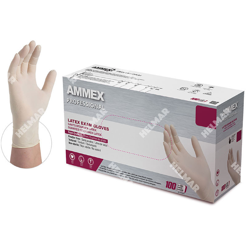 GLV-4376 LATEX GLOVE (MEDIUM 100 PCS)