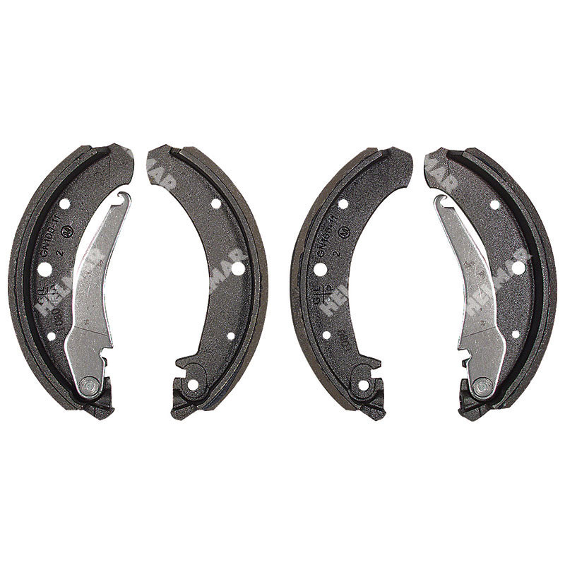 2800017 BRAKE SHOE SET (4 SHOES)