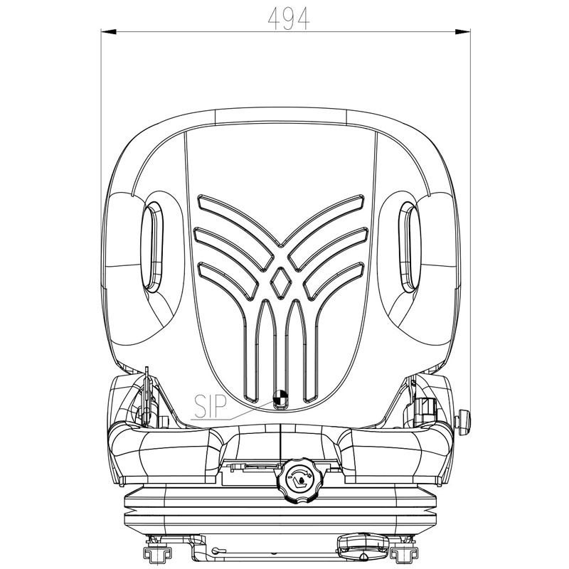 53720-U2231-71-OEM SUSPENSION MOLDED SEAT/SWITCH