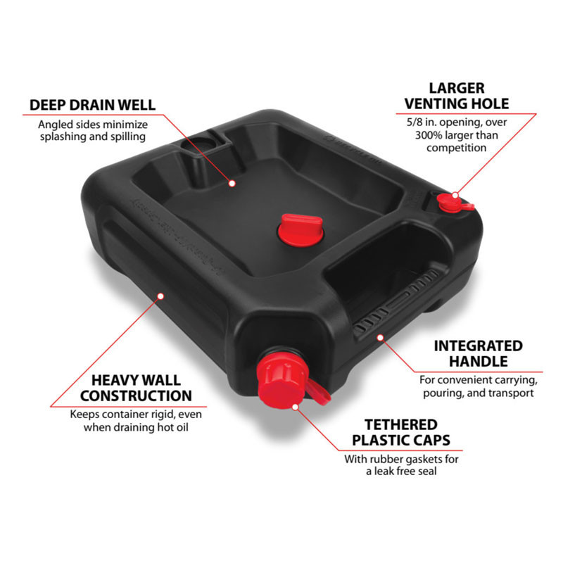 W4076 OIL DRAIN CONTAINER (10 QT.)