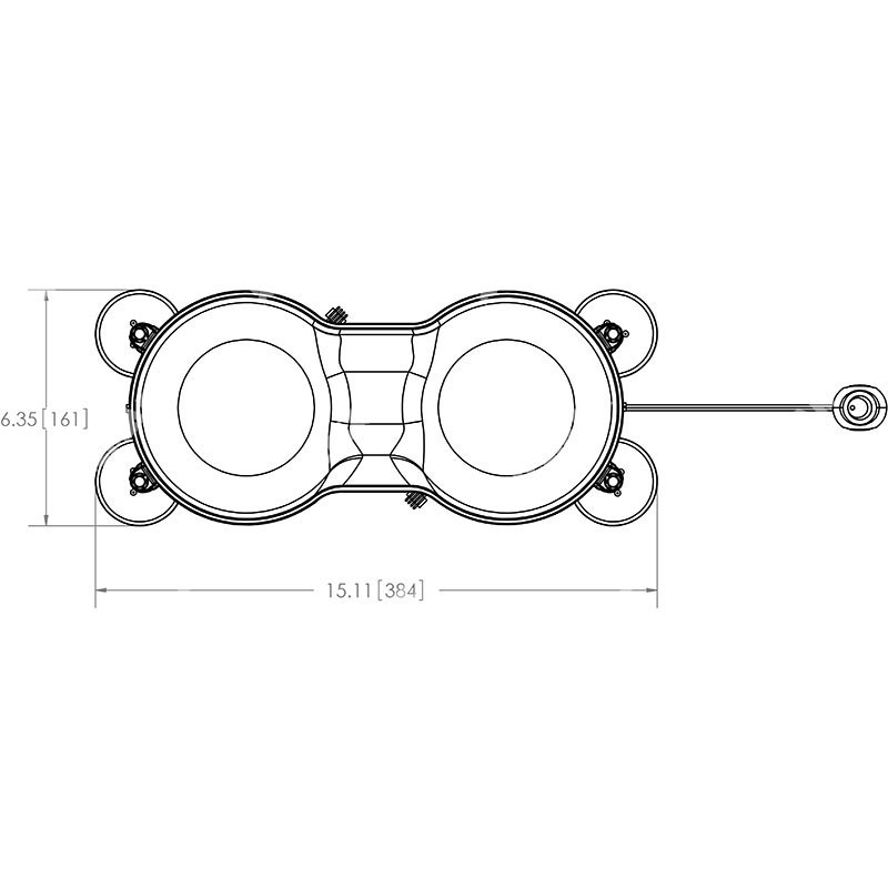 5280A-MG STROBE LAMP (LED HYBRID AMBER)