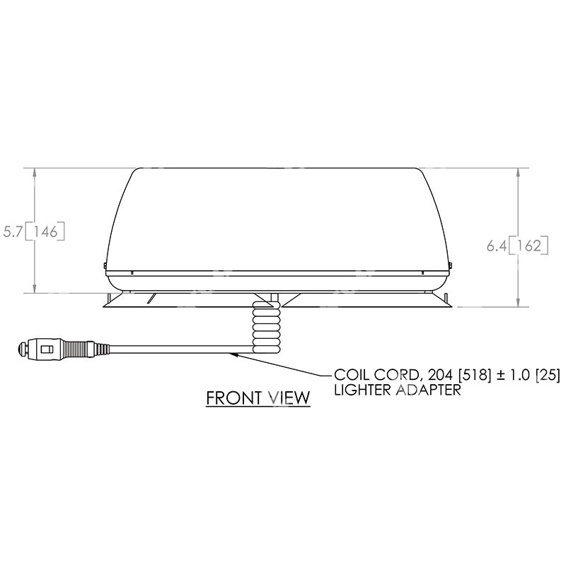 5350AAA-VM STROBE LAMP (AMBER)