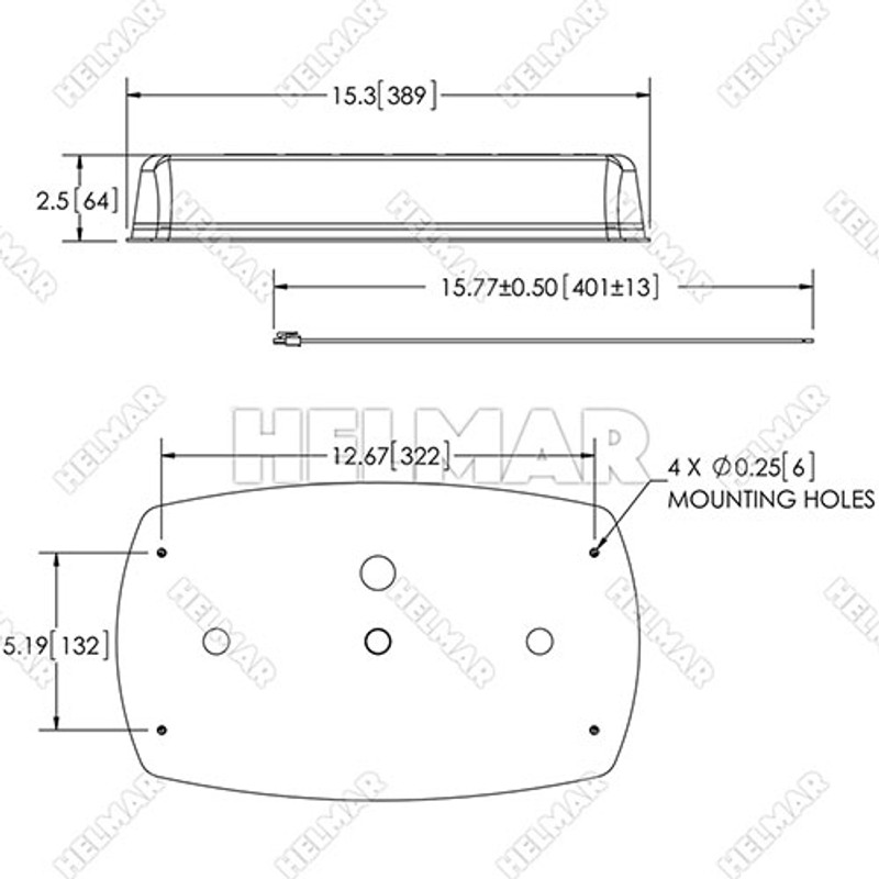 5580CA STROBE LAMP, MINIBAR (LED AMBER)