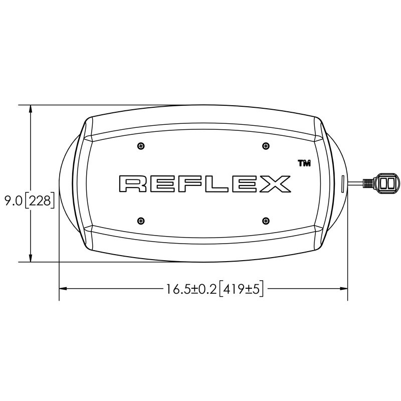5585CR-VM STROBE LAMP (LED RED)