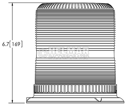 6570R STROBE LAMP (RED)
