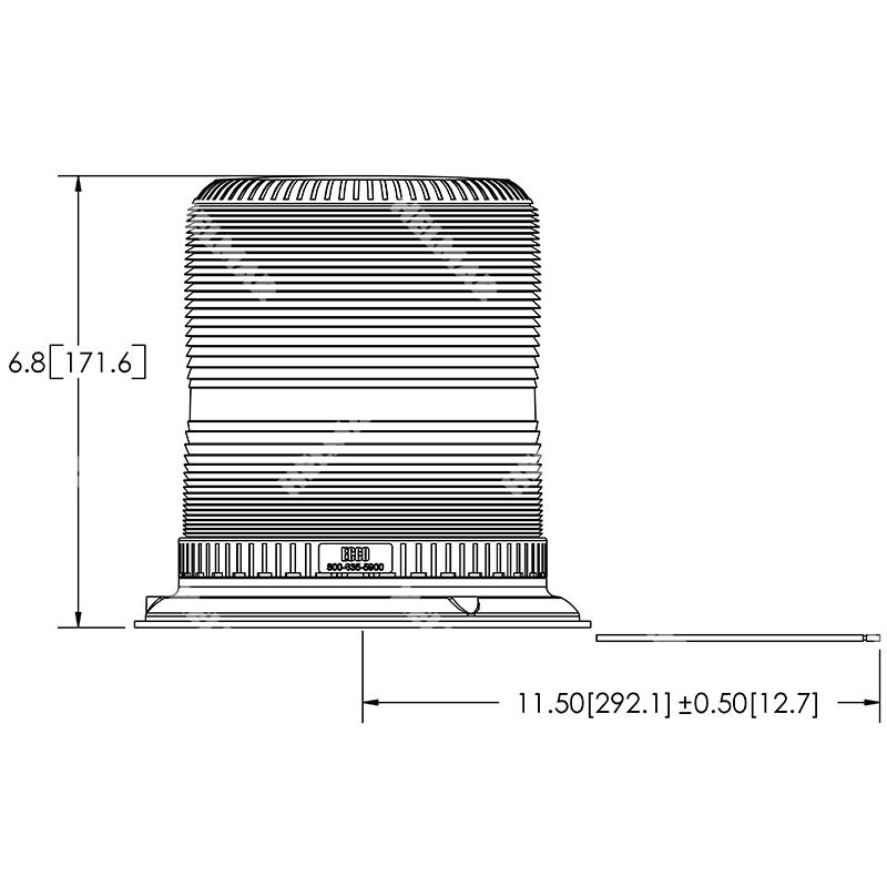 6720A STROBE LAMP (AMBER)