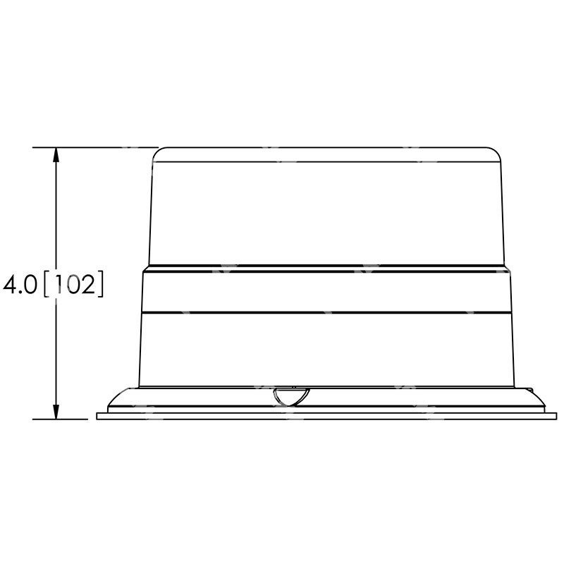 7160A STROBE LAMP (LED AMBER)