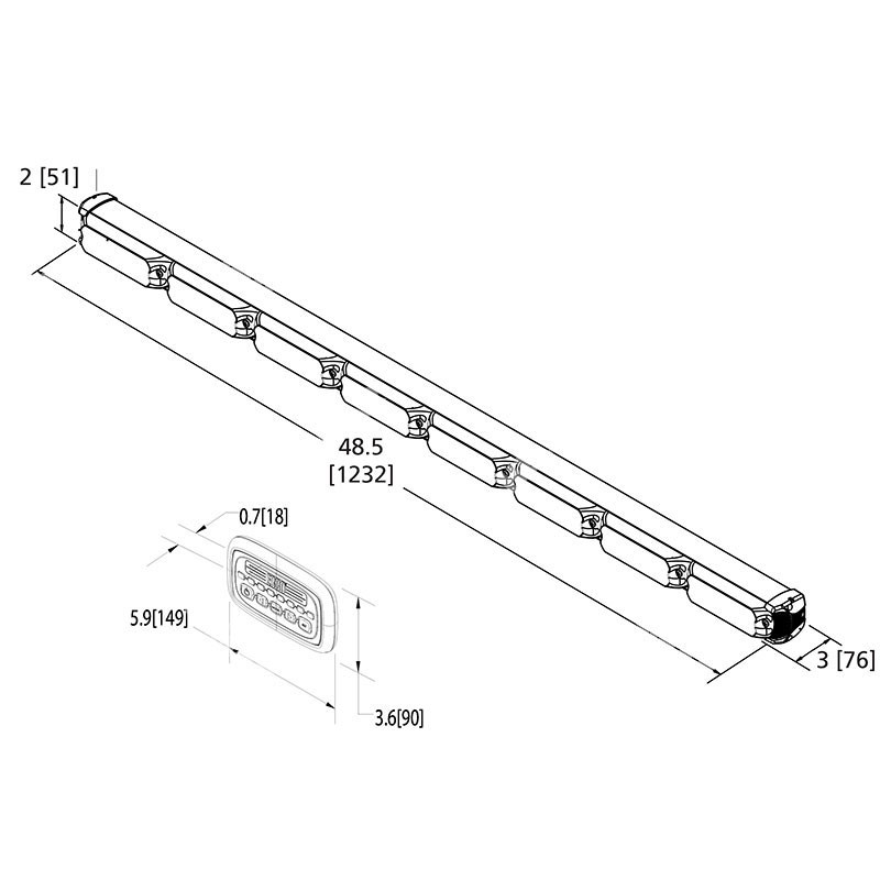 ED3315A SIGNAL BAR (LED AMBER)