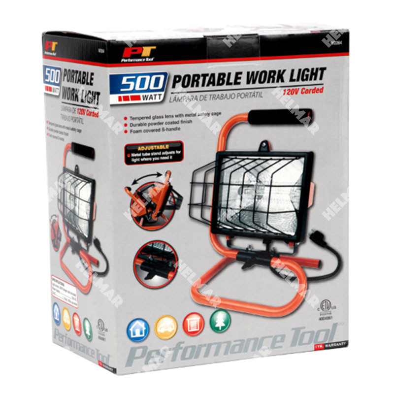W2264 PORTABLE WORK LAMP (500W)