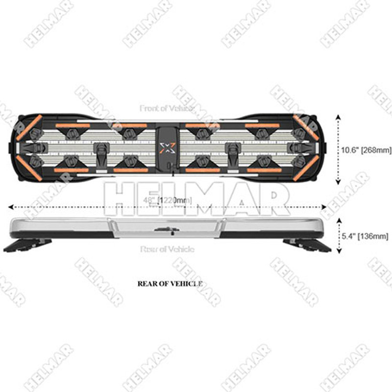 14-00001-E LIGHTBAR 48" 12-24VDC