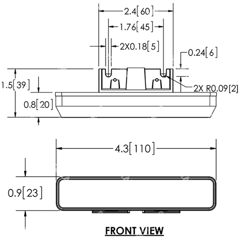 ED3712BC DIRECTIONAL LED, 12-24VDC (BLU