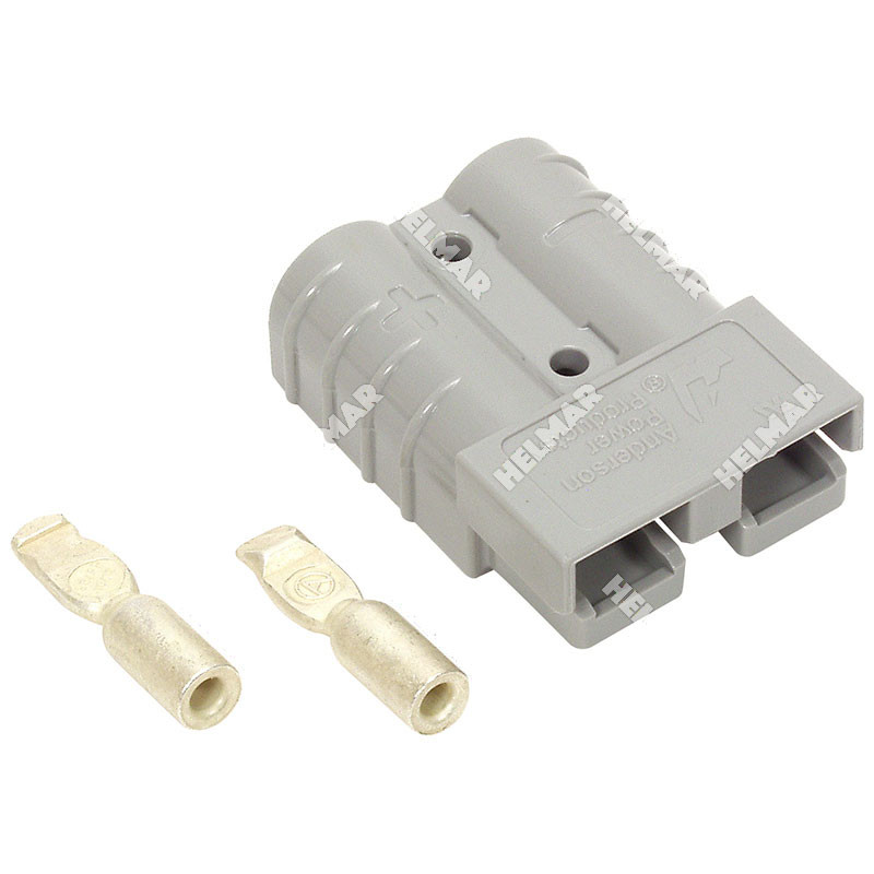 6319G1 CONNECTOR W/CONTACTS (SB50 #10 GRAY)