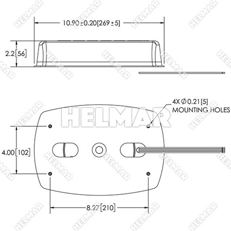 5550A-VM LED MICROBAR 12-24VDC