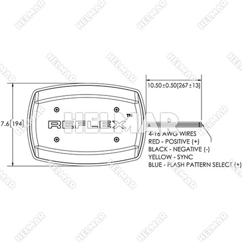 5550CA-VM LED MICROBAR 12-24VDC