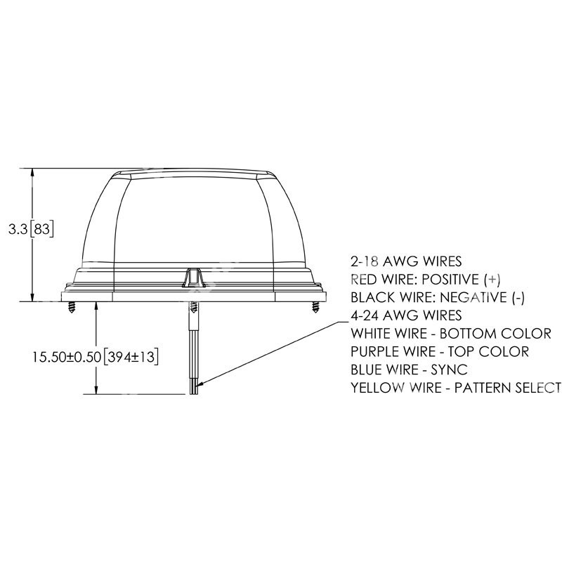 EB7185CAC LED BEACON 12-24VDC