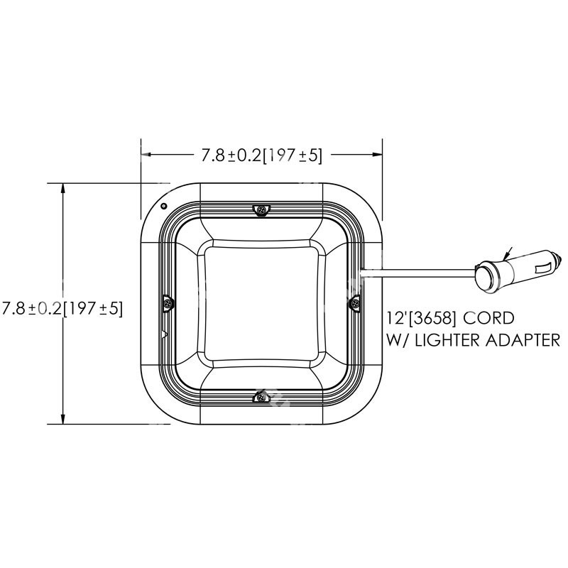 EB7185CCC-VM LED BEACON 12-24VDC