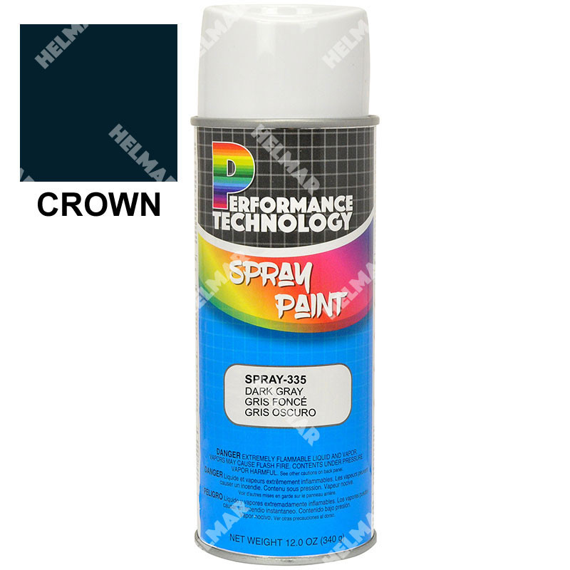 SPRAY-335 SPRAY PAINT (12OZ DARK GREY)